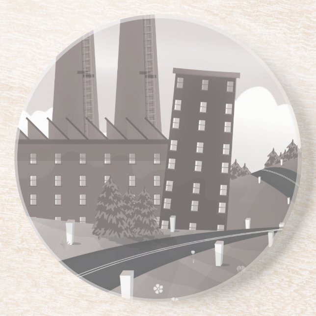 Chocolate Factory Coaster (Front)