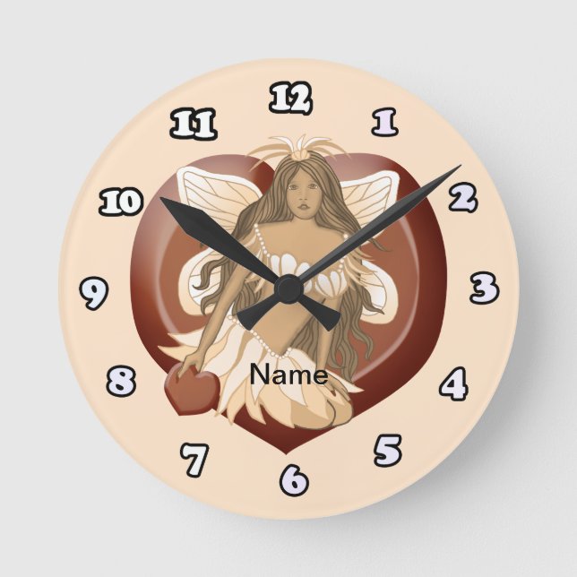 Chocolate Fairy clock (Front)