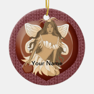 Chocolate  fairy ornament
