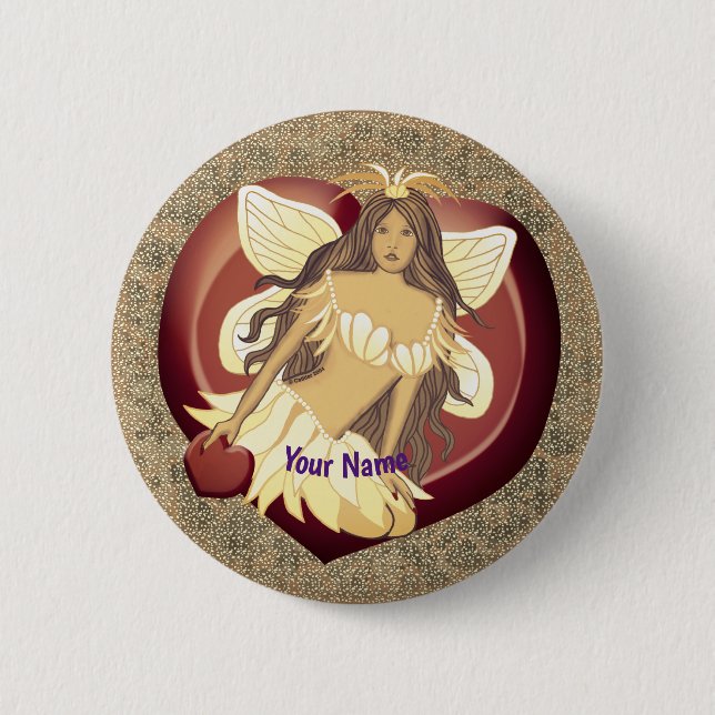 Chocolate Fairy  pin (Front)