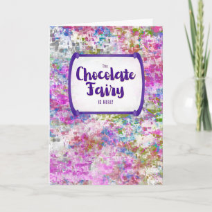 Chocolate Fairy – Thinking of You / Get Well Card