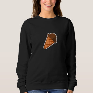 Chocolate Flavor Dessert Ice Cream Sweatshirt