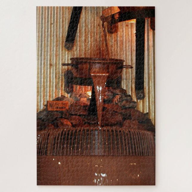 Chocolate fountain jigsaw puzzle (Vertical)