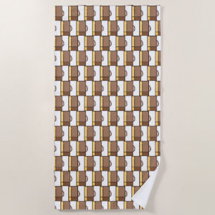 chocolate-fudge beach towel