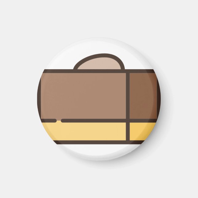 chocolate-fudge magnet (Front)