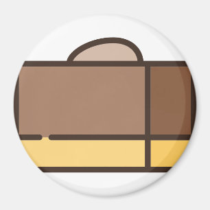 chocolate-fudge magnet