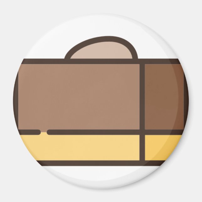 chocolate-fudge magnet (Front)