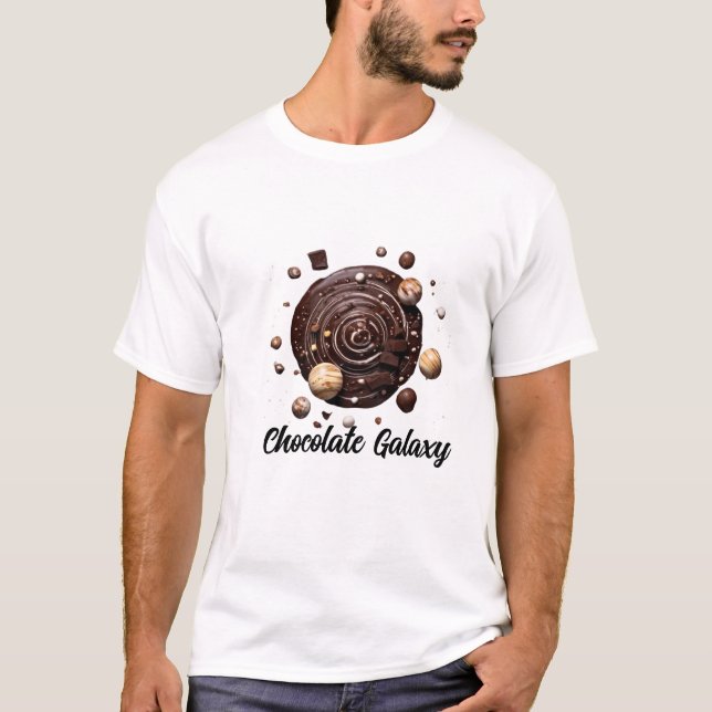 Chocolate Galaxy" T-Shirt (Front)
