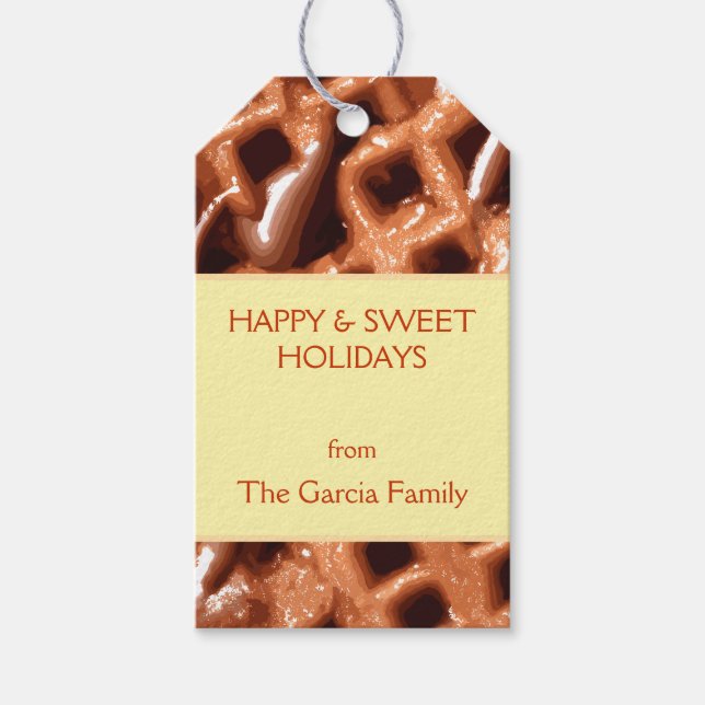 Chocolate Gift Tag (Front)