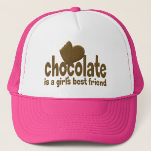 Chocolate Girl's Best Friend Trucker Hat