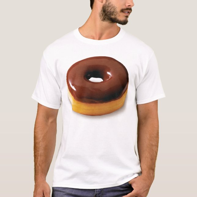Chocolate Glazed Doughnut Tee Shirt (Front)