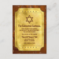 Chocolate Golden Ticket Bat Bar Mitzvah Reception