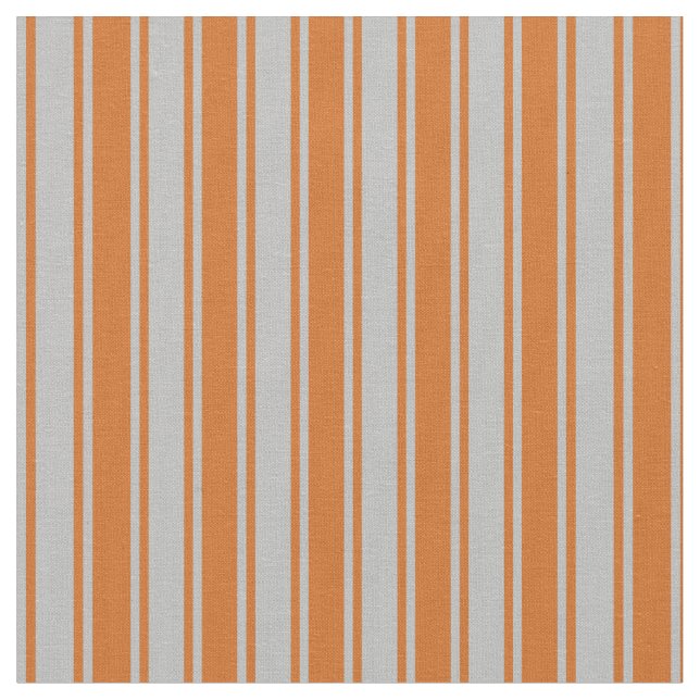 Chocolate & Grey Pattern Fabric (Close Up)