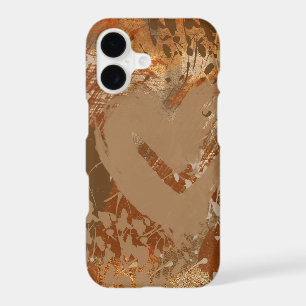Chocolate Heart Abstract Pattern