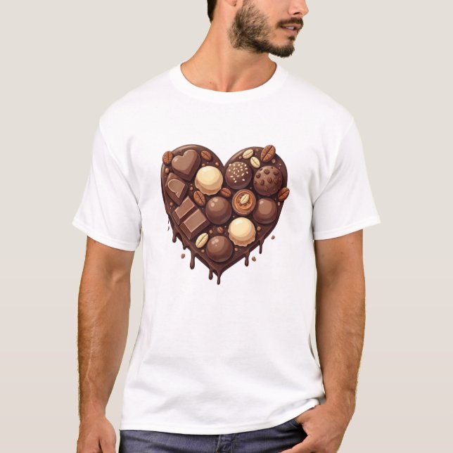 Chocolate Heart T-Shirt (Front)