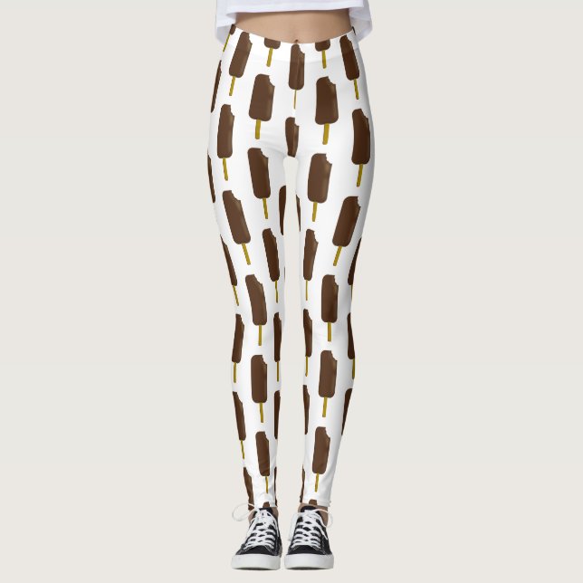 Chocolate Ice Cream Bar Leggings (Front)