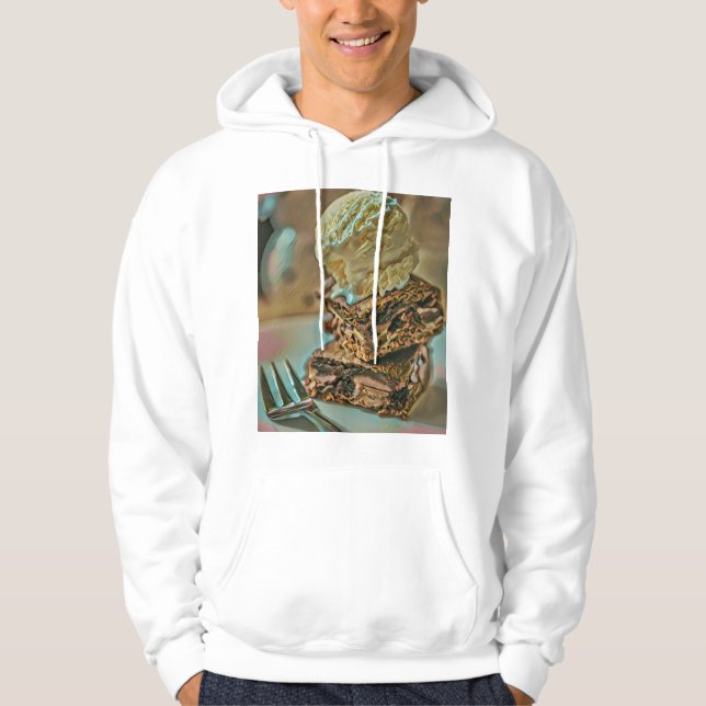 Chocolate ice cream cake hoodie (Front)