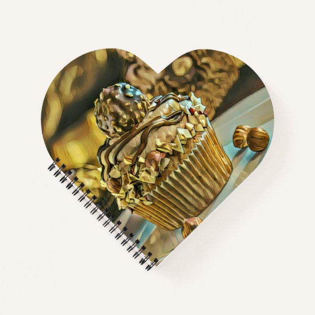 Chocolate ice cream for chocolate lovers notebook (Front)