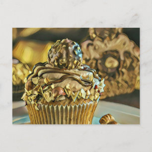 Chocolate ice cream for chocolate lovers postcard