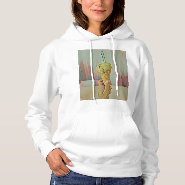 Chocolate ice cream hoodie (Front)
