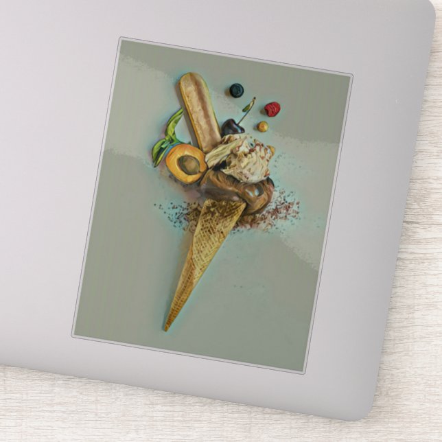 Chocolate ice cream lover gift (Detail)