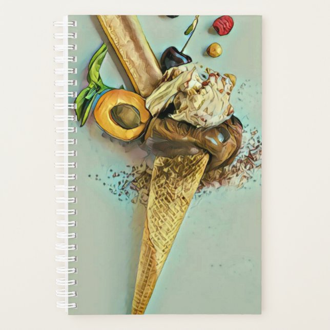 Chocolate ice cream lover gift planner (Front)