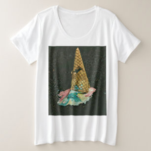 Chocolate ice cream lover gift plus size T-Shirt