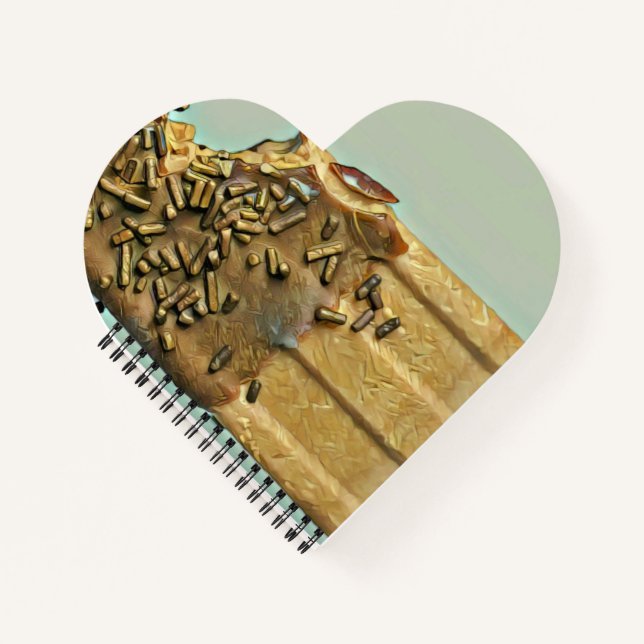 Chocolate ice cream popsicle notebook (Front)