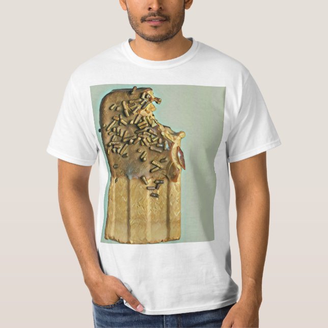 Chocolate ice cream popsicle T-Shirt (Front)