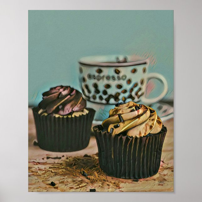 Chocolate ice cream poster (Front)