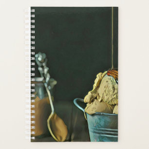 Chocolate ice cream scoop planner