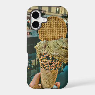 Chocolate ice cream sprinkles