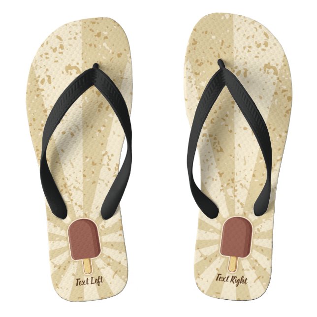 Chocolate Ice Cream Stick Jandals (Footbed)