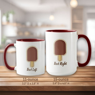 Chocolate Ice Cream Stick Mug