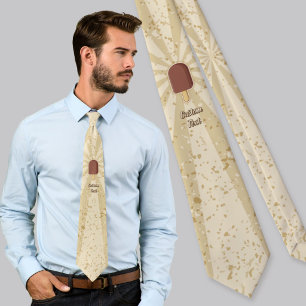 Chocolate Ice Cream Stick Tie