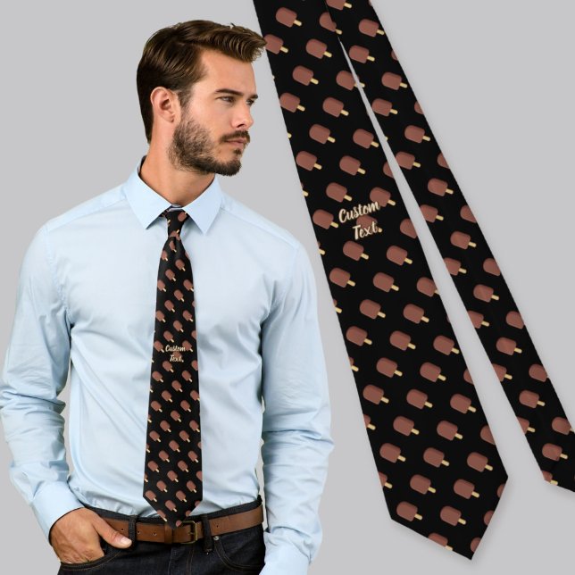 Chocolate Ice Cream Stick Tie (Creator Uploaded)