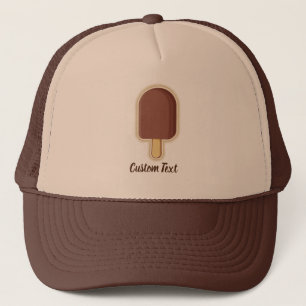 Chocolate Ice Cream Stick Trucker Hat