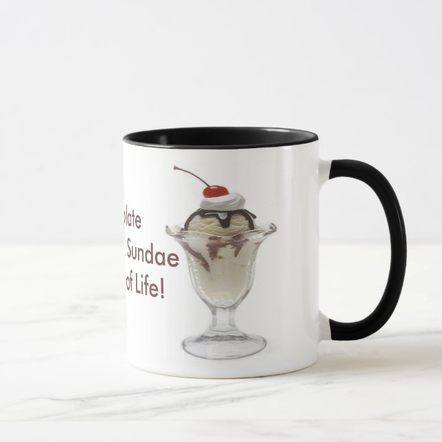 Chocolate Ice Cream Sundae Mug (Right)