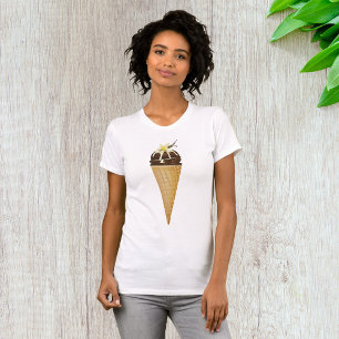 Chocolate Ice Cream Womens T-Shirt