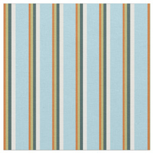 Chocolate, Khaki, Grey, Mint Cream & Light Blue Fabric