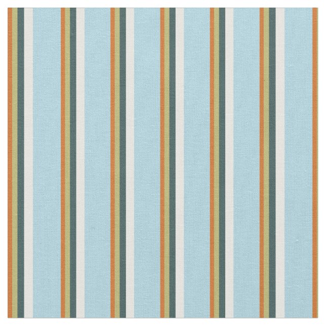 Chocolate, Khaki, Grey, Mint Cream & Light Blue Fabric (Close Up)