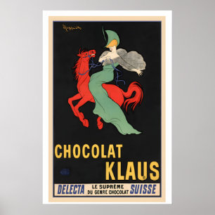 Chocolate Klaus Advertising Poster by Leonetto