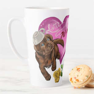 Chocolate Lab Latte Mug