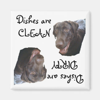 Chocolate Lab Magnet