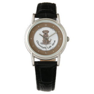 Chocolate Lab Mum (Labrador Retriever Mum) Cute Watch
