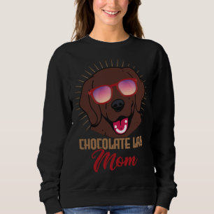 Chocolate Lab Mum Labrador Retriever Sweatshirt