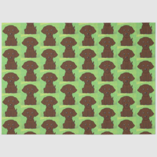 chocolate lab new cartoon second tissue paper
