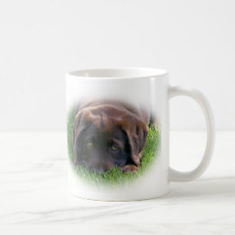 Chocolate Lab Puppy Coffee Mug