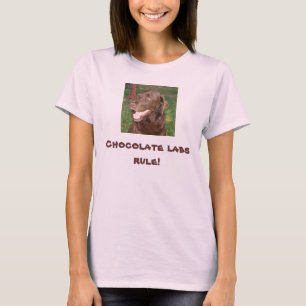 .Chocolate lab rule shirt