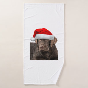 Chocolate Lab Shirt Labrador Retriever Dog Christm Bath Towel